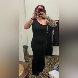 Ripley Rader One-Shoulder Black Dress (retired design)